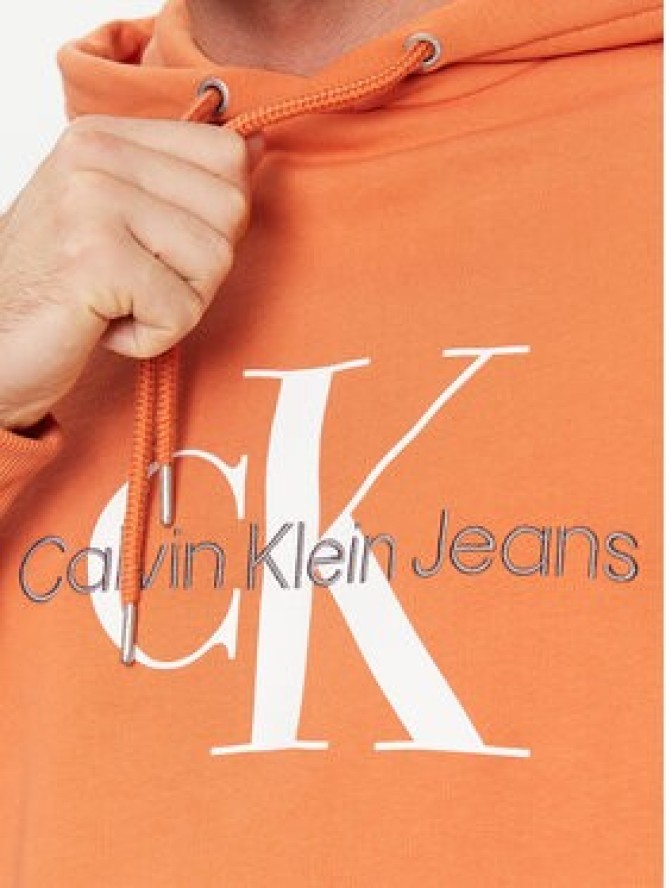 Calvin Klein Jeans Bluza J30J320805 Pomarańczowy Regular Fit