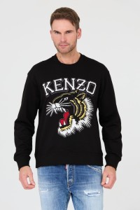 KENZO Czarna bluza TIGER VARSITY JUNGLE