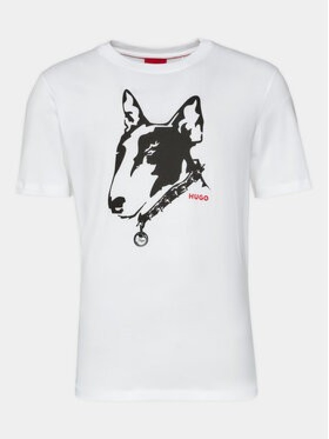 Hugo T-Shirt Dammock 50504916 Biały Regular Fit