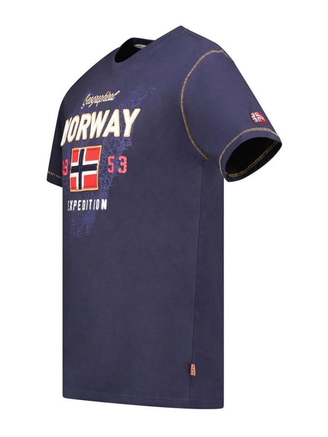 Geographical Norway Koszulka "Juitre" w kolorze granatowym rozmiar: XL