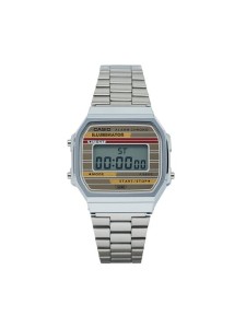 Casio Zegarek Vintage A168WEHA-9AEF Srebrny