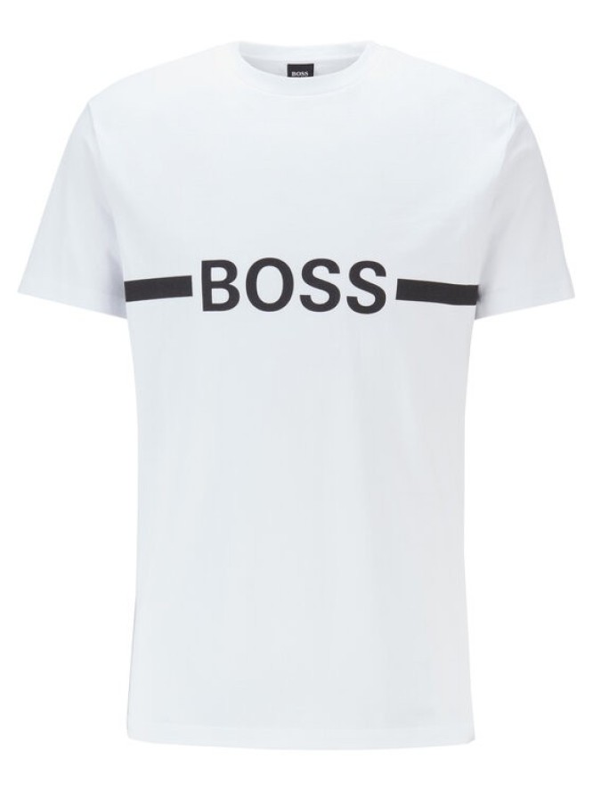 Boss T-Shirt Rn 50437367 Biały Slim Fit