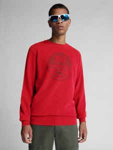 North Sails Bluza w kolorze czerwonym rozmiar: M