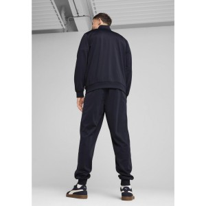 Męskie dres Essentials z poliestru PUMA New Navy Blue