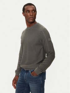 JOOP! Jeans Sweter 15 JJK-09Oweno 30042563 Szary Modern Fit