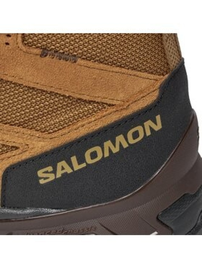 Salomon Trekkingi X Ward Leather Mid GORE-TEX L47181800 Brązowy