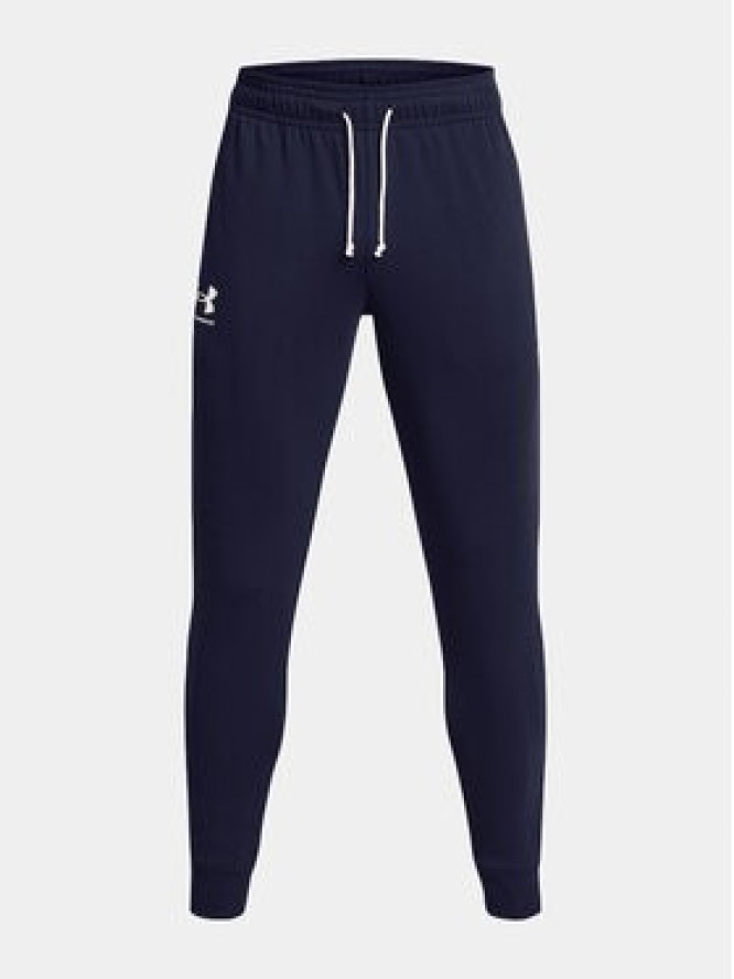 Under Armour Spodnie dresowe Ua Rival Terry Jogger 1380843-410 Granatowy Fitted Fit