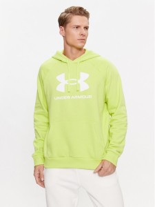 Under Armour Bluza Ua Rival Fleece Logo Hd 1379758 Żółty Loose Fit