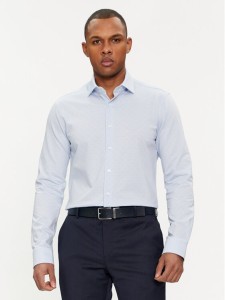 Michael Kors Koszula MK0DS01263 Błękitny Slim Fit