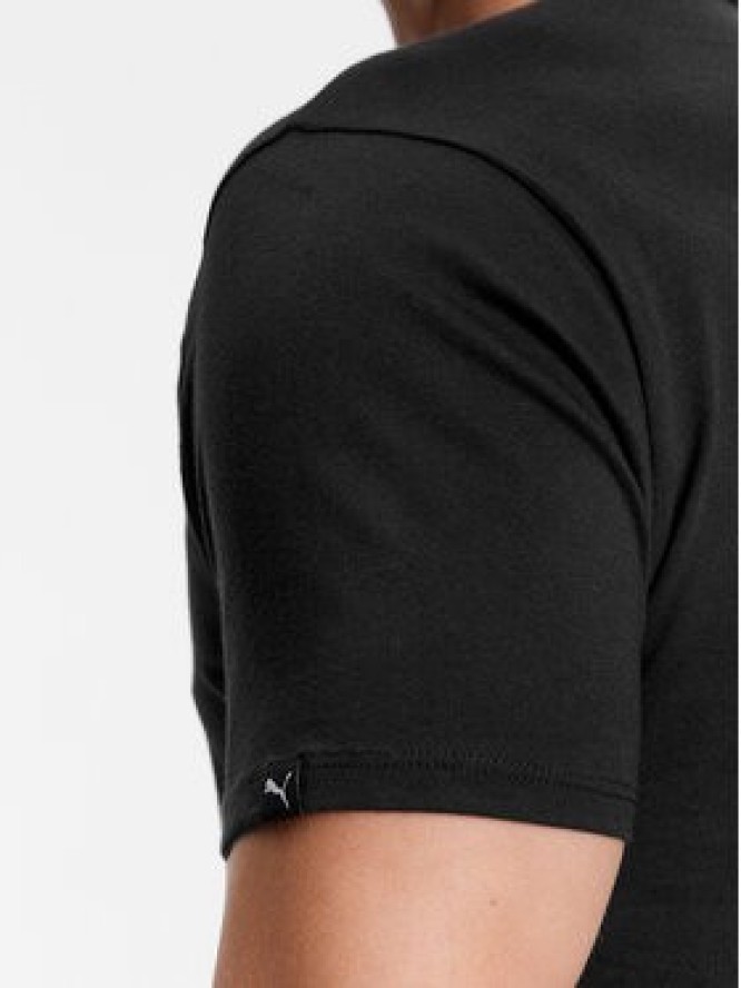 Puma Komplet 2 t-shirtów Basic 935016 Czarny Regular Fit