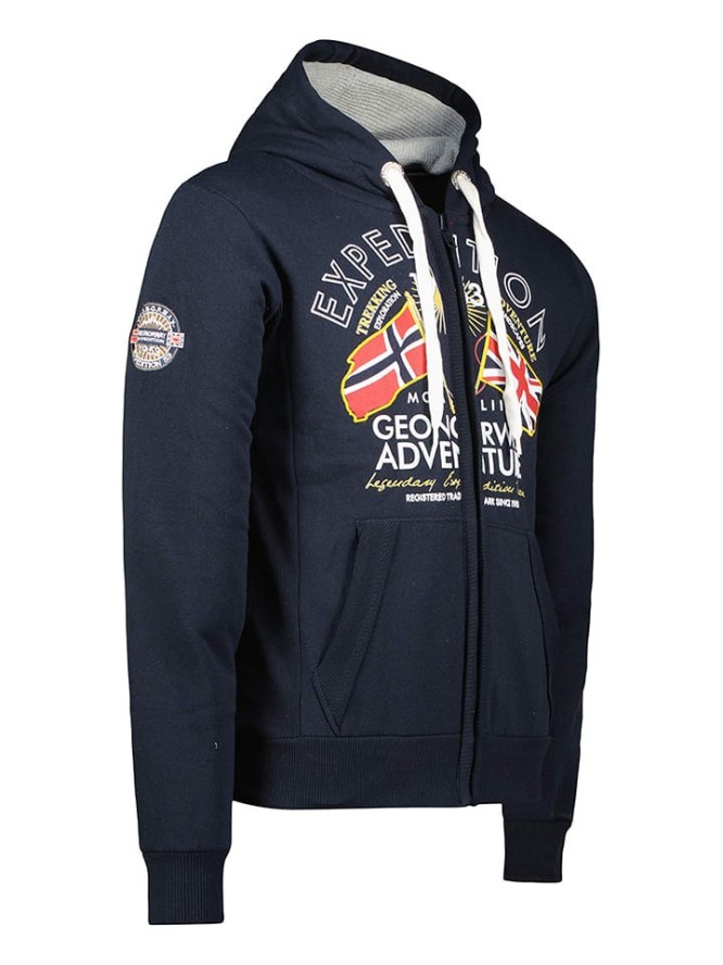 Geographical Norway Bluza w kolorze granatowym rozmiar: S