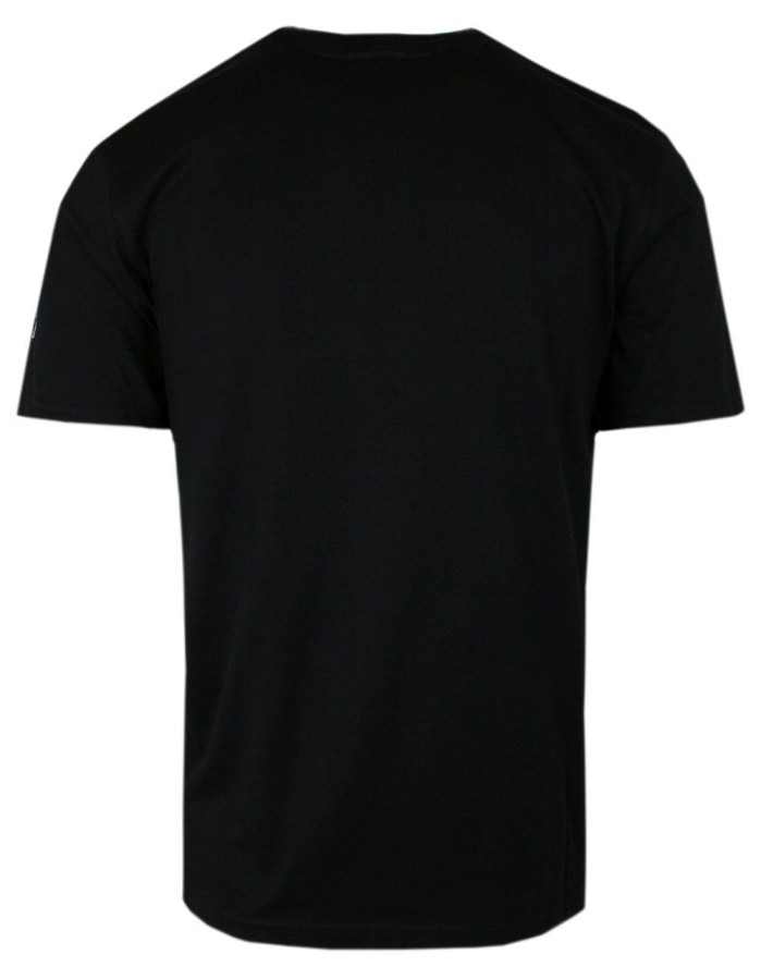 T-Shirt Męski - Czarna z Nadrukiem - Pako Jeans