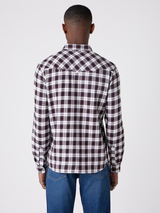 KOSZULA MĘSKA WRANGLER LS WESTERN SHIRT BLACK W5A0B3100 112129934