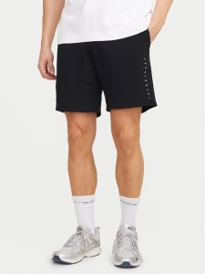 Jack&Jones Szorty sportowe Gordon 12248831 Czarny Regular Fit