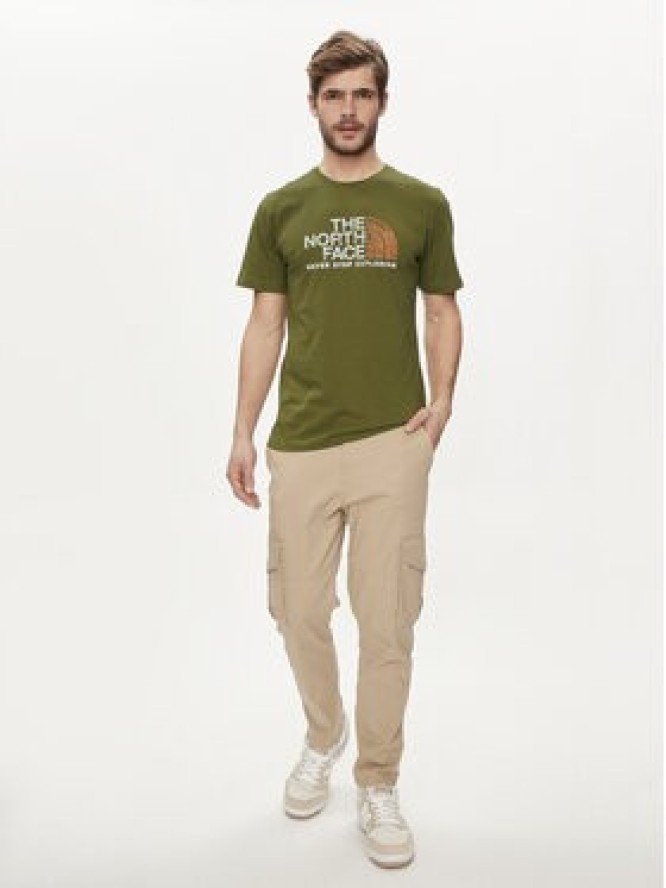 The North Face T-Shirt Rust 2 NF0A87NW Zielony Regular Fit