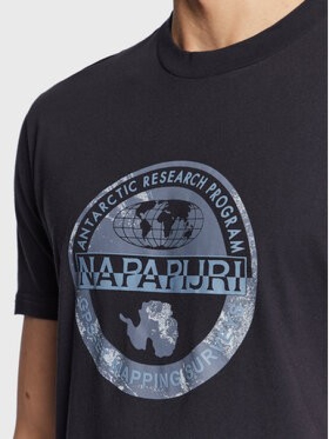 Napapijri T-Shirt S-Bollo NP0A4H9K Granatowy Regular Fit