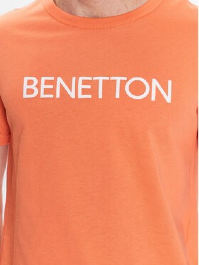 United Colors Of Benetton T-Shirt 3I1XU100A Pomarańczowy Regular Fit