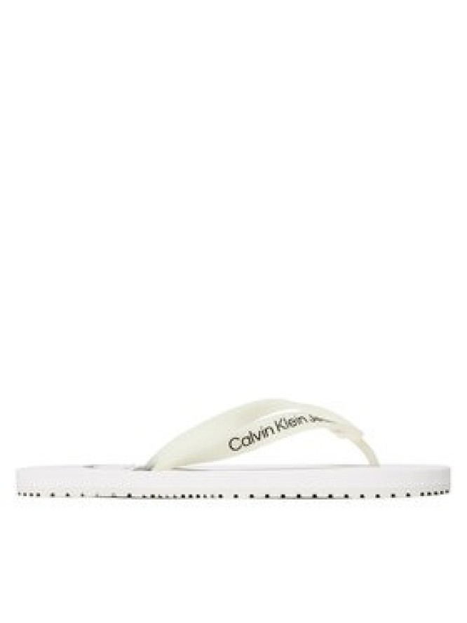 Calvin Klein Jeans Japonki Beach Sandal Monogram Tpu YM0YM00838 Biały