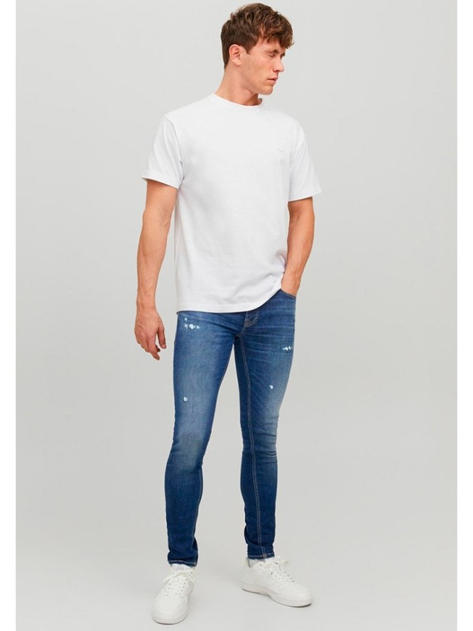 Jack & Jones Dżinsy "Iliam Original" - Skinny fit - w kolorze granatowym rozmiar: W34/L34