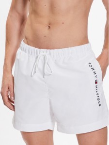 Tommy Hilfiger Szorty kąpielowe UM0UM02885 Biały Regular Fit