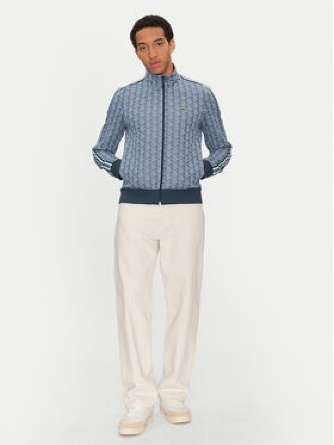 Lacoste Bluza SH1368 Niebieski Regular Fit