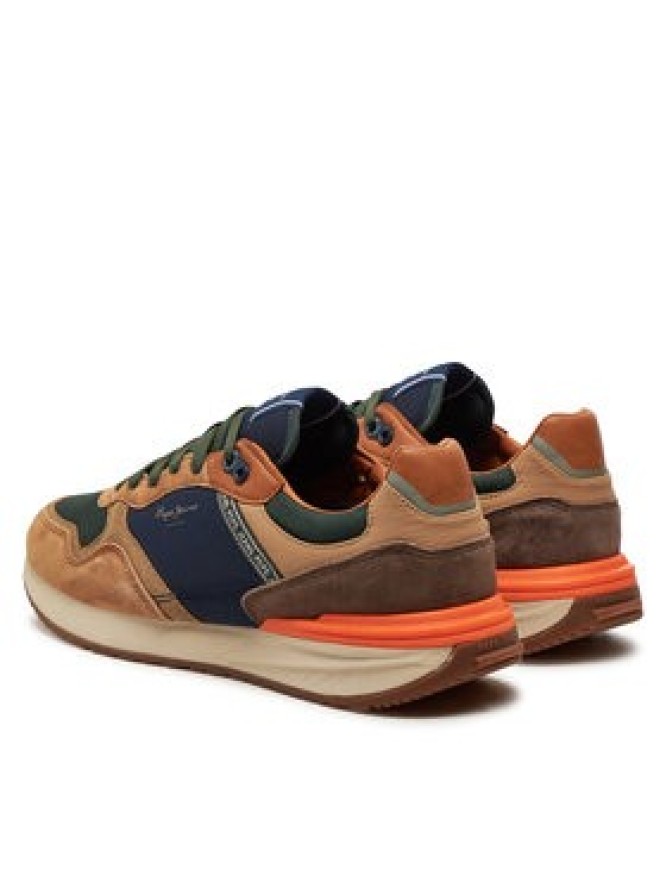 Pepe Jeans Sneakersy Buster Pro M PMS60027 Brązowy