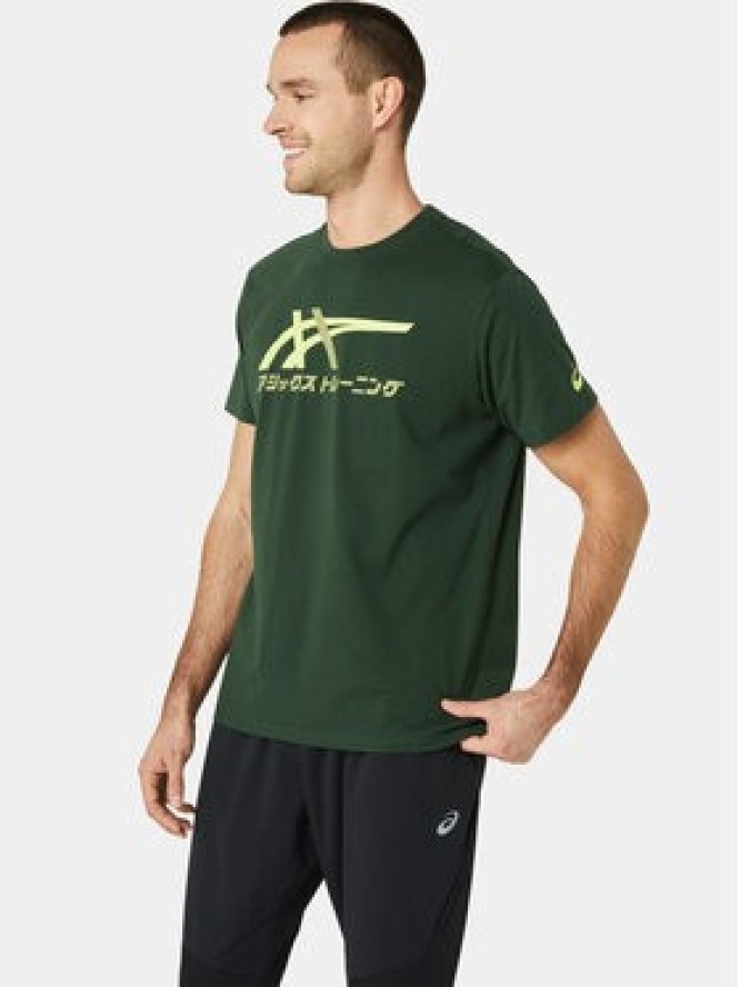 Asics T-Shirt Tiger Tee 2031D123 Zielony Ahletic Fit