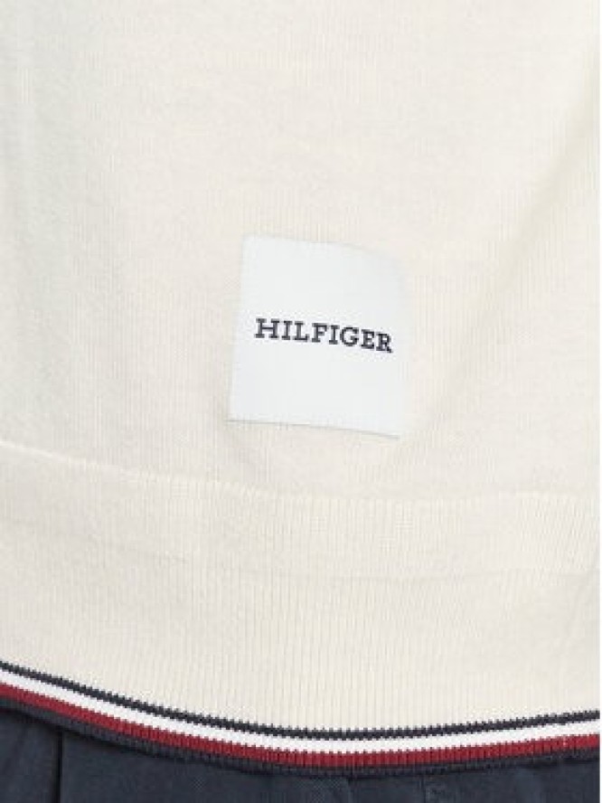 Tommy Hilfiger Kardigan MW0MW32038 Écru Regular Fit