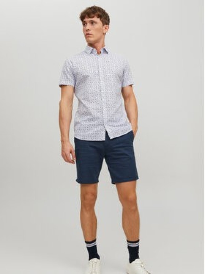 Jack&Jones Szorty materiałowe Dave 12229629 Granatowy Regular Fit