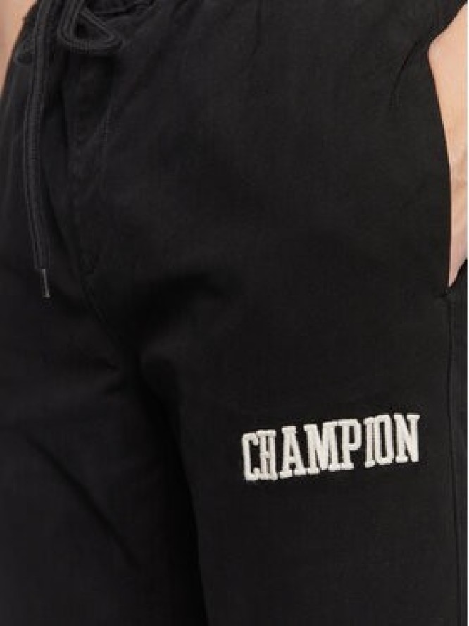 Champion Joggery Bookstore Logo 218170 Czarny Custom Fit