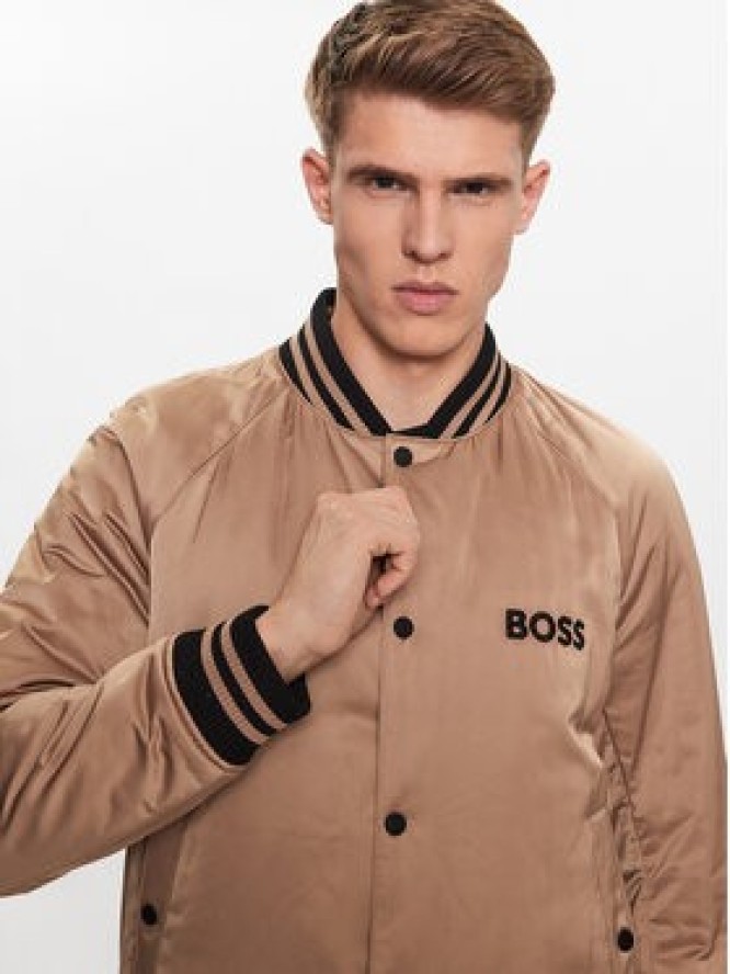 Boss Kurtka bomber 50483945 Beżowy Regular Fit