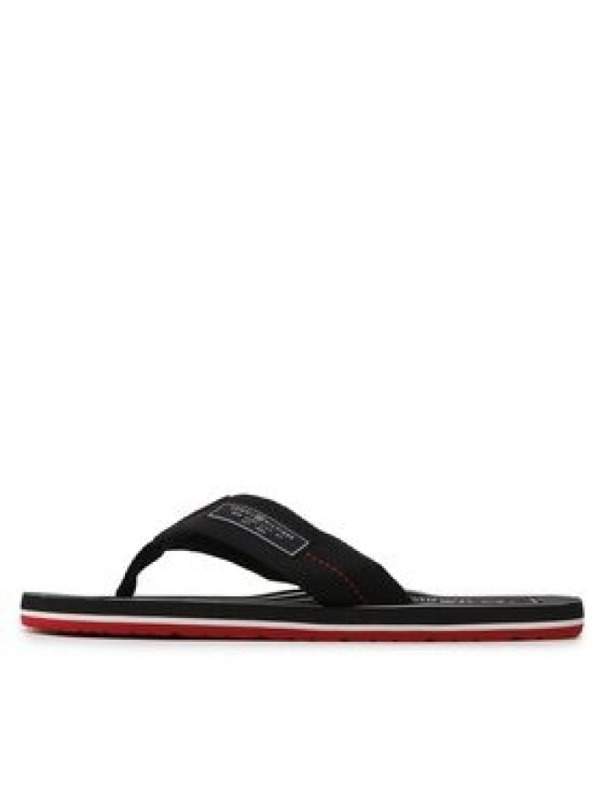 Tommy Hilfiger Japonki Patch Hilfiger Beach Sandal FM0FM04470 Czarny