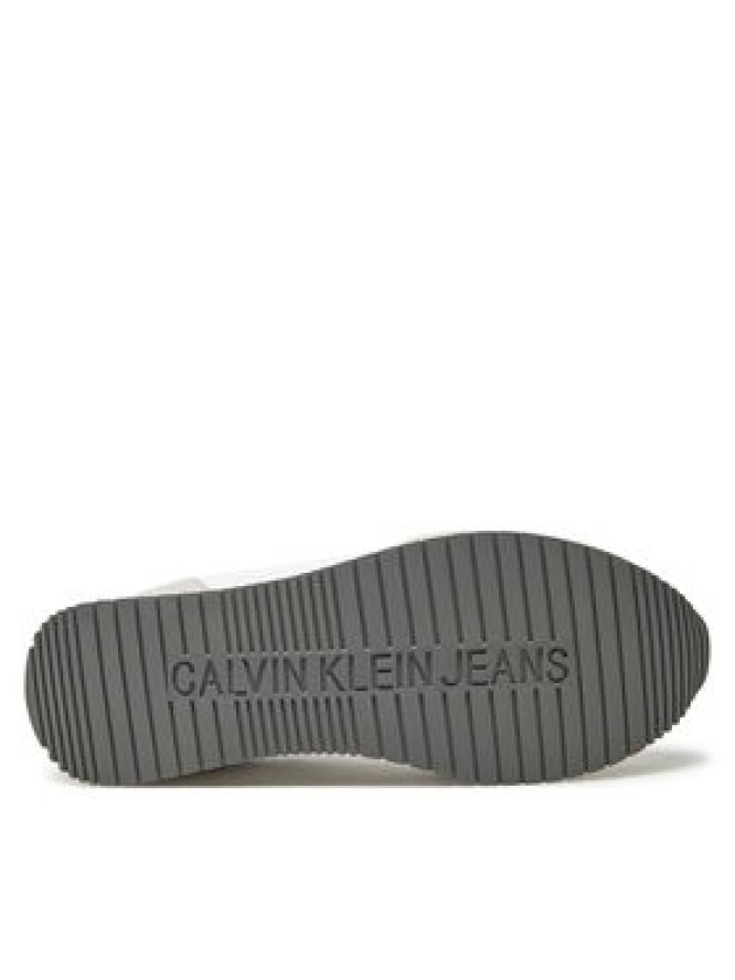 Calvin Klein Jeans Sneakersy Retro Sock Runner Mg Wmm YM0YM01152 Biały