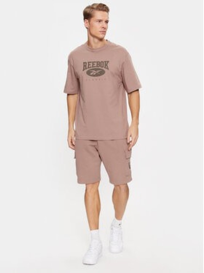 Reebok T-Shirt Archive Essentials IL8792 Beżowy Regular Fit