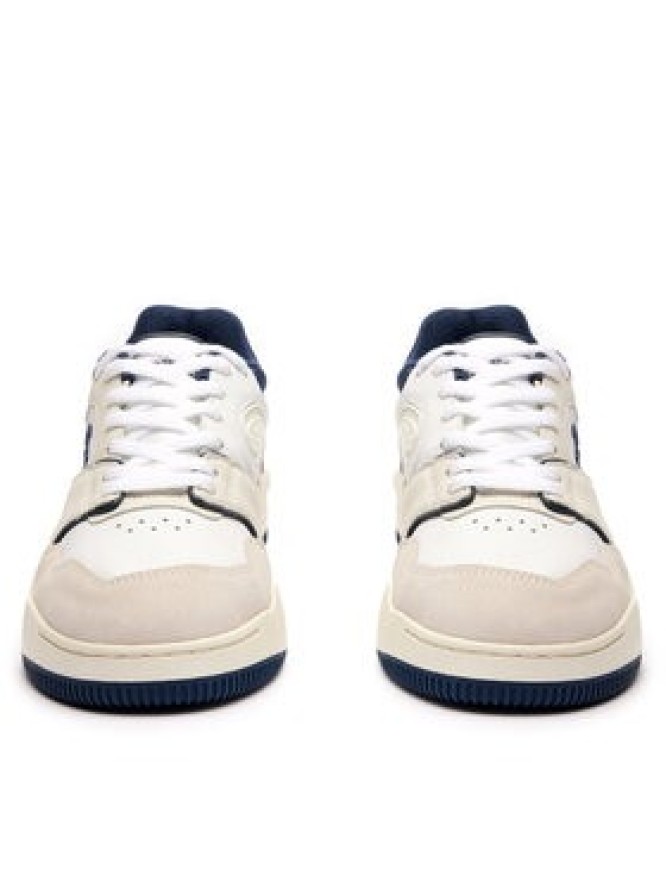 Lacoste Sneakersy Lineshot Leather Logo 747SMA0062 Beżowy