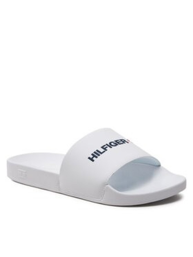 Tommy Hilfiger Klapki Hilfiger 85 Pool Slide FM0FM05021 Biały