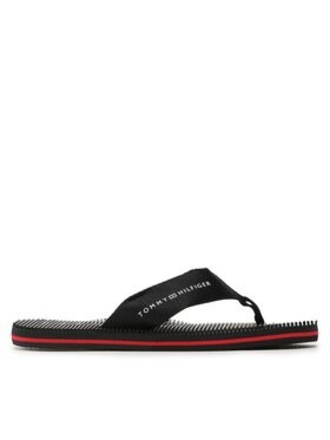 Tommy Hilfiger Japonki Massage Footbed FM0FM04474 Czarny