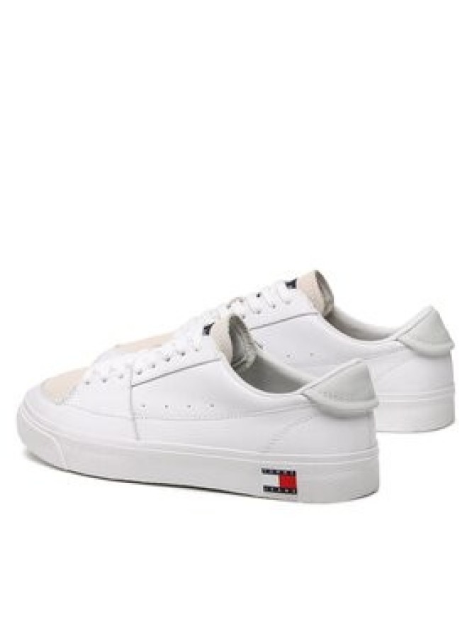 Tommy Jeans Sneakersy Vulcanized Ess EM0EM01106 Biały