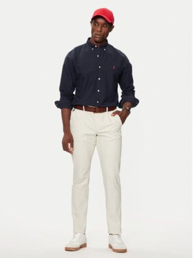 Polo Ralph Lauren Koszula Bsr 710723610 Granatowy Slim Fit