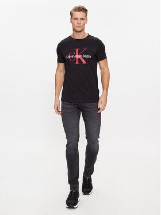 Calvin Klein Jeans T-Shirt J30J320935 Czarny Slim Fit