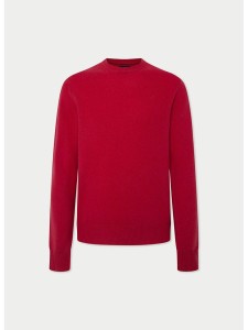 Hackett London Wełniany sweter w kolorze czerwonym rozmiar: XXL