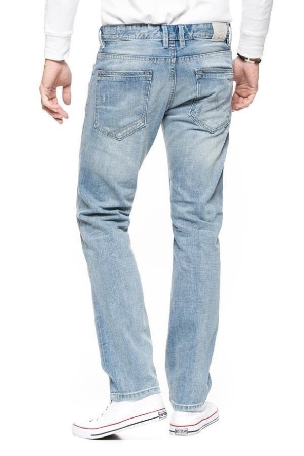 TOM TAILOR SPODNIE MĘSKIE AEDAN SLIM BLUE SUMMER DENIM 6203105.45.12 COL. 1092