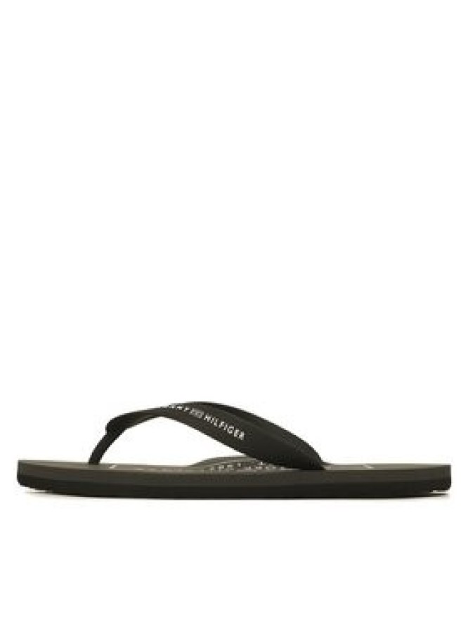 Tommy Hilfiger Japonki Rubber Hilfiger Beach Sandal FM0FM04468 Czarny