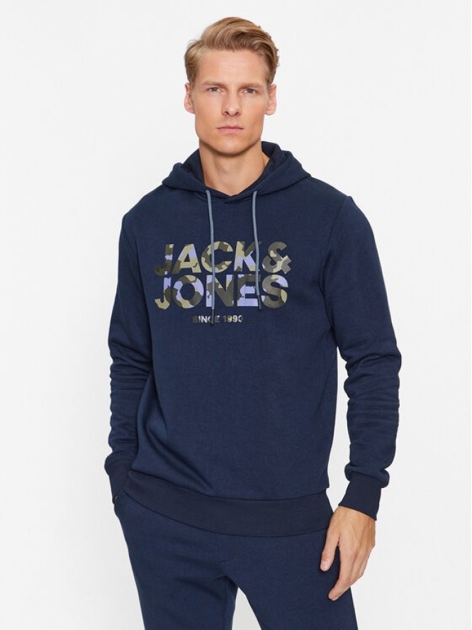 Jack&Jones Bluza James 12235338 Granatowy Regular Fit