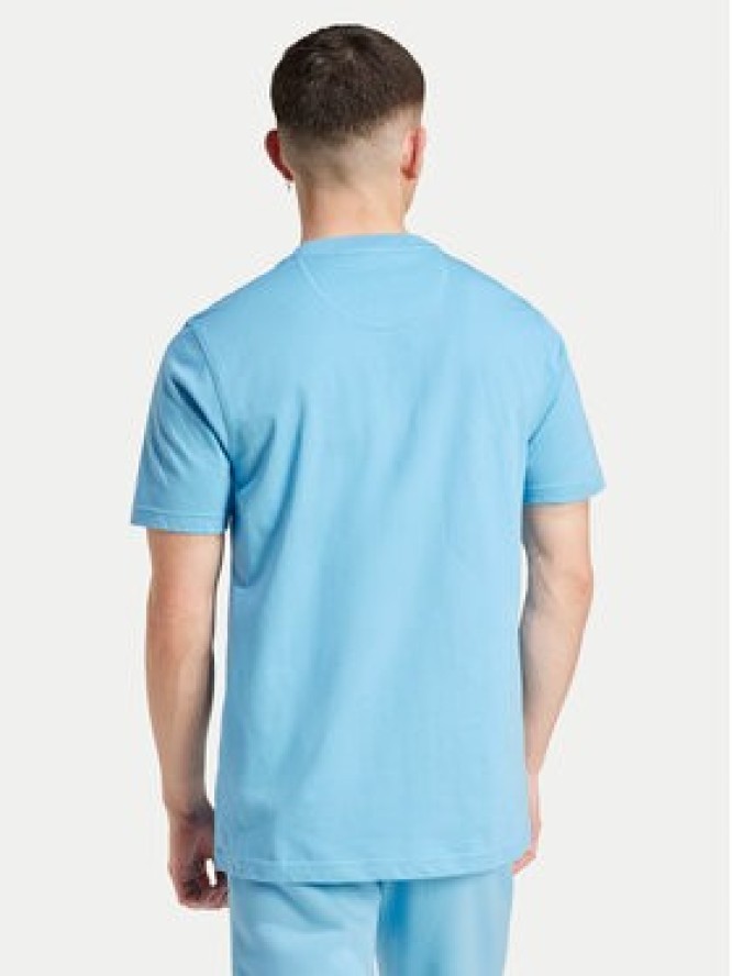 adidas T-Shirt Trefoil Essentials IZ2099 Błękitny Regular Fit