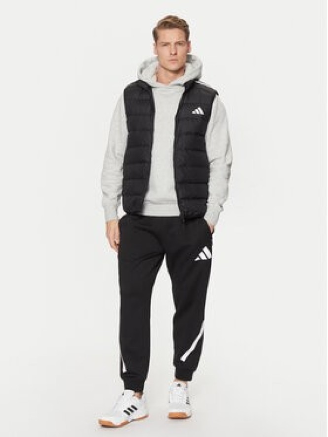 adidas Kamizelka Essentials 3-Stripes JJ1203 Czarny Slim Fit