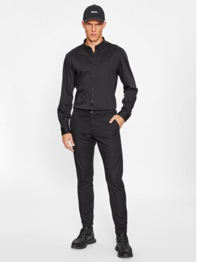 Boss Koszula Biado_R 50497486 Czarny Slim Fit