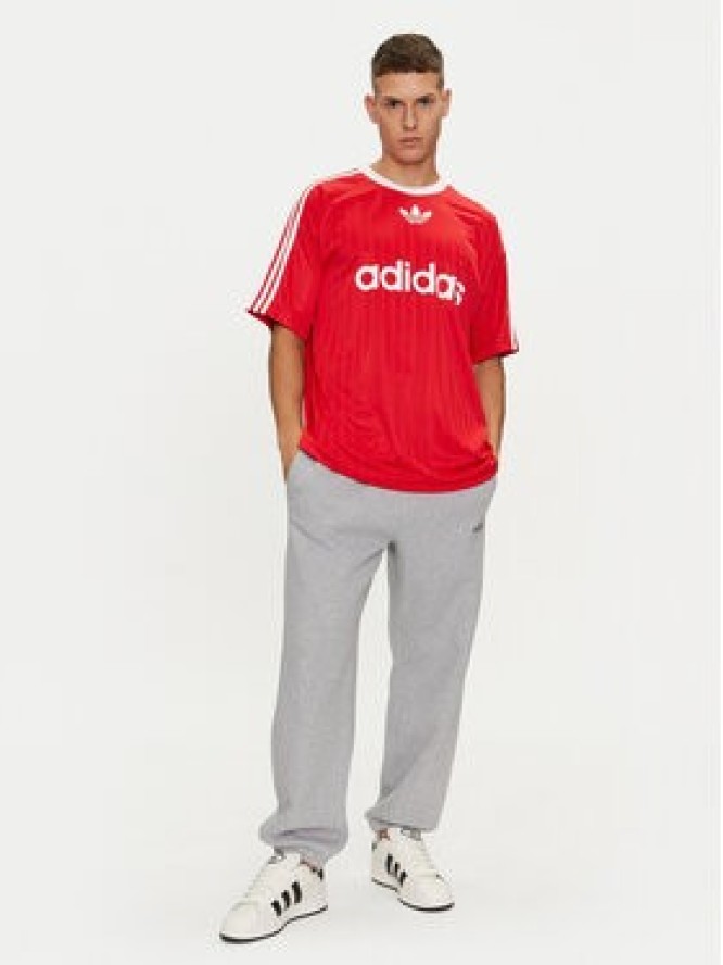 adidas T-Shirt adicolor IM9458 Czerwony Loose Fit