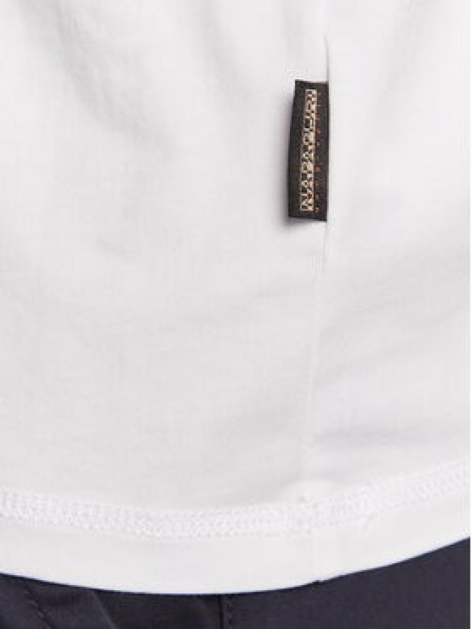Napapijri T-Shirt S-Guiro NP0A4H22 Biały Regular Fit