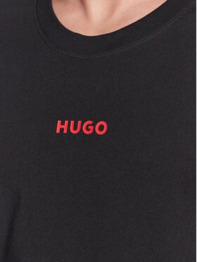 Hugo T-Shirt Linked 50480246 Czarny Regular Fit